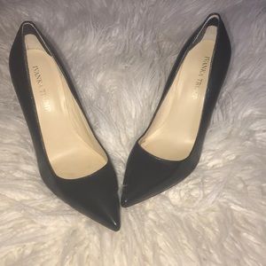 Ivanka Trump black high heels